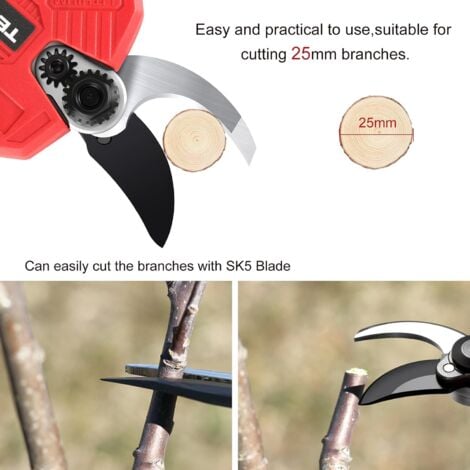 TEENO Sécateur Électrique Sans Fil 21V