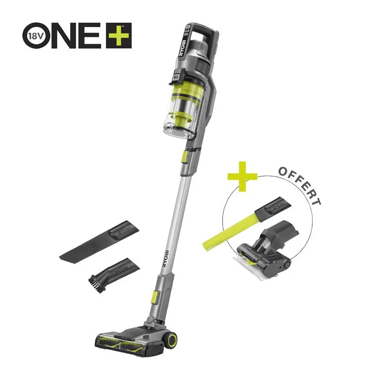 RYOBI - Aspirateur balai 18V ONE+™ (vendu sans batterie ni chargeur)
